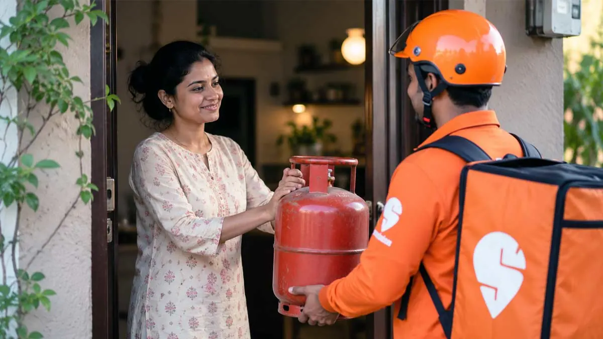 মাত্র ১০ মিনিটে বাড়িতে এলপিজি সিলিন্ডার, অন-ডিমান্ড পরিষেবা চালু স্বিগি-এইচপিসিএল-এর