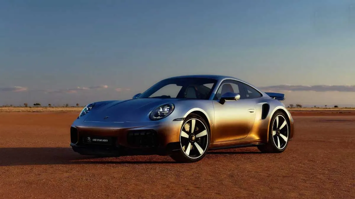 অস্ট্রেলিয়ার জন্য তৈরি একমাত্র Porsche 911 Turbo S‑এর রঙ বদলাবে গ্যারে