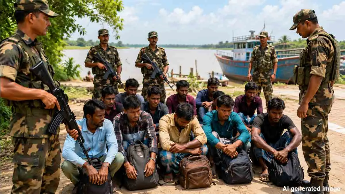 কংগ্রেস সরকারের ভয়ে পালানো বাংলাদেশি অনুপ্রবেশকারীদের কলকাতায় গ্রেফতার