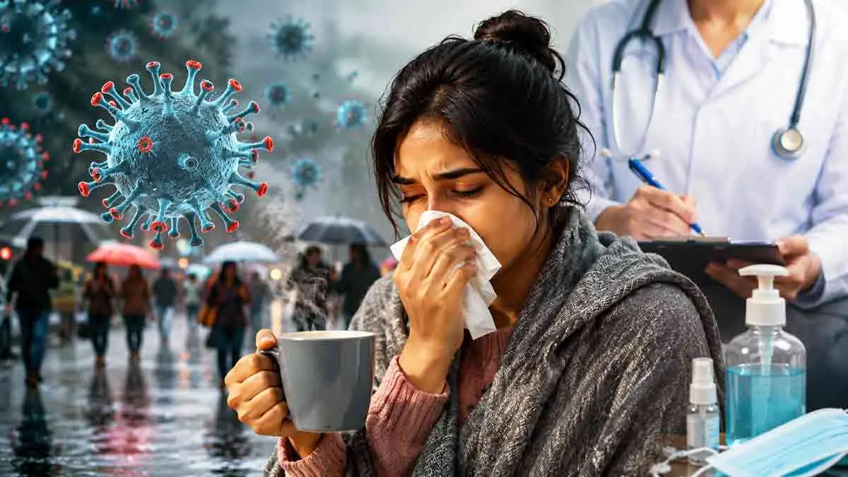 বর্ষায় বাড়ছে কোভিড‑১৯, ইনফ্লুয়েঞ্জা এ ও H1N1‑এর সংক্রমণ—ডাক্তারদের সতর্কবার্তা