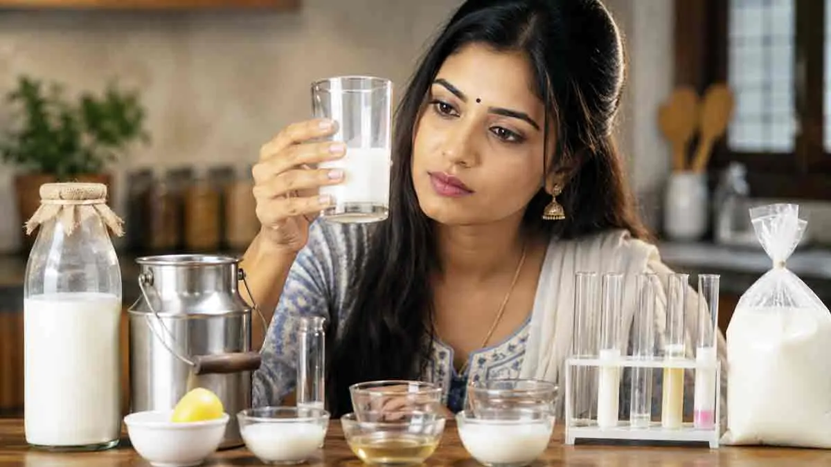 দুধ খাঁটি নাকি ভেজাল? বাড়িতেই জেনে নিন ৫ সহজ পরীক্ষায়
