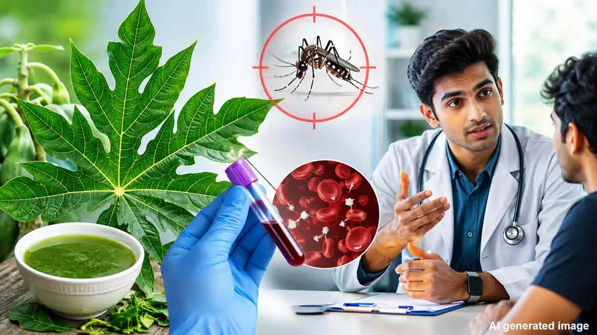 ডেঙ্গুতে পেঁপে পাতার রস কি সত্যিই প্লেটলেট বাড়ায়?
