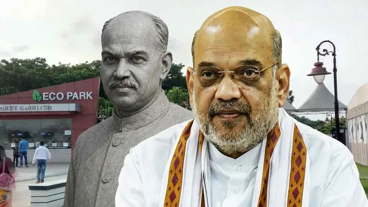 শ্যামাপ্রসাদের জন্মবার্ষিকীতে ১২৫ ফুটের মূর্তি উন্মোচনে অমিত শাহের তাত্ক্ষণিক সফর