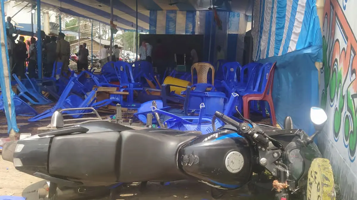 ছুটির দিনেও থামল না অভিযান, শনির পর রবিতেও চলল অভিষেকের পার্টি অফিস ভাঙার কাজ