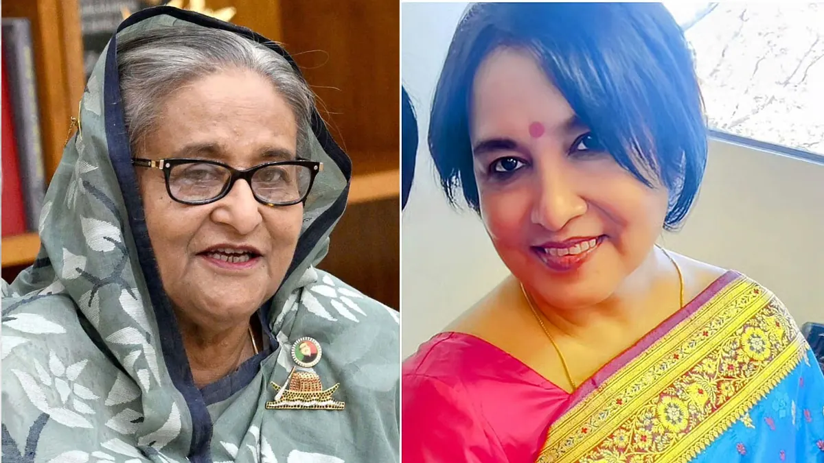 ‘হাসিনাকে দেশে গিয়ে রাজনীতিতে ফেরার সুযোগ দেওয়া হোক’, তসলিমা নাসরিনের দাবি