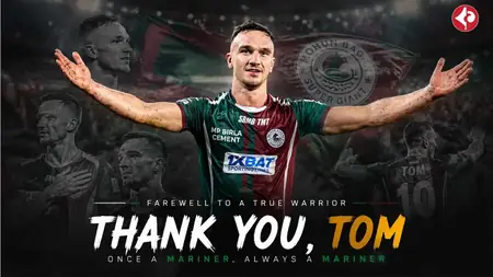 মোহনবাগান ছাড়লেন টম অলড্রেড, নেট মাধ্যমে ভাবগম্ভীর বিদায়