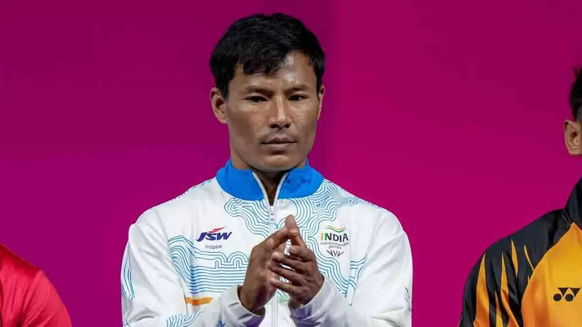 কমনওয়েলথ গেমসে ভারতের উজ্জ্বল অভিনয়, ঋষিকান্তের রুপো পদক