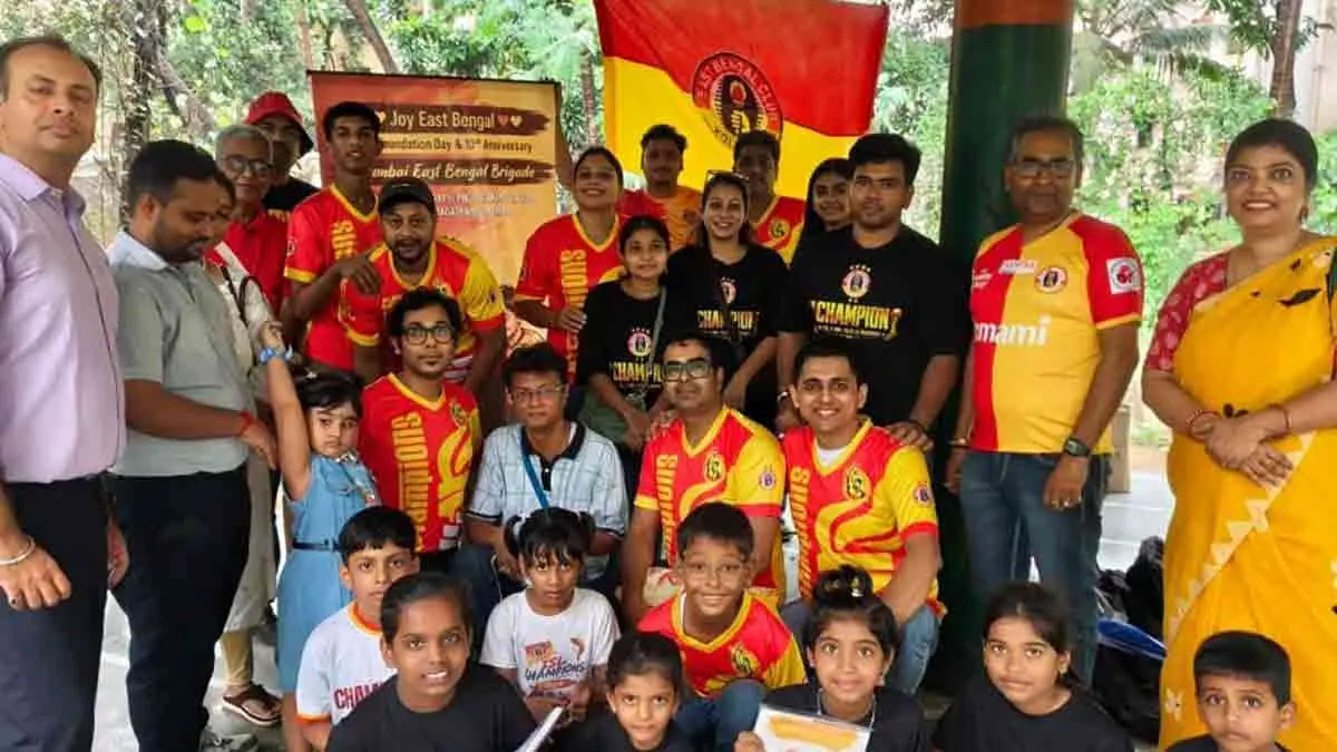 দশ বছর পূর্তিতে সমাজসেবায় মুম্বই East Bengal ব্রিগেড, নজির গড়ল লাল‑হলুদ সমর্থকরা