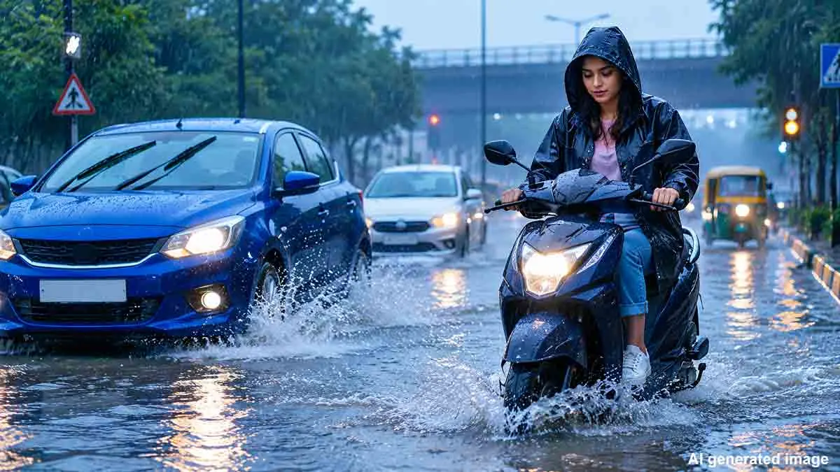 বর্ষার জলমগ্ন রাস্তায় গাড়ি‑বাইক চালাতে চাইলে মানুন এই জরুরি নিয়ম