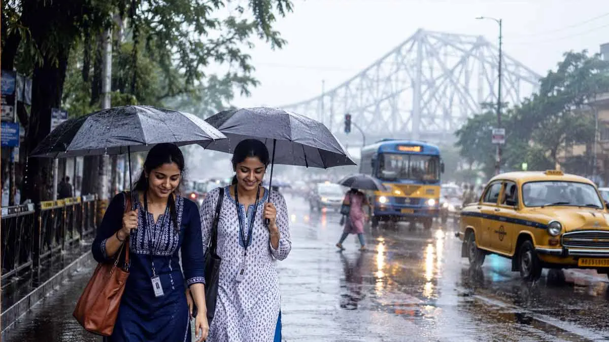 বৃষ্টির দাপট থামছে না, শনিবারও ভিজবে কলকাতা ও দক্ষিণবঙ্গ; উত্তরবঙ্গে ভারী বৃষ্টির সতর্কতা